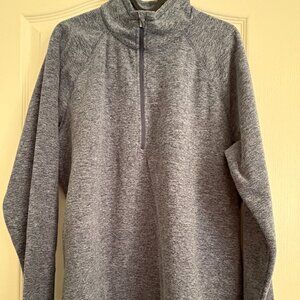 Eddie Bauer Women's Fleece 1/4 Zip Pullover – Size XL – Heather Gray